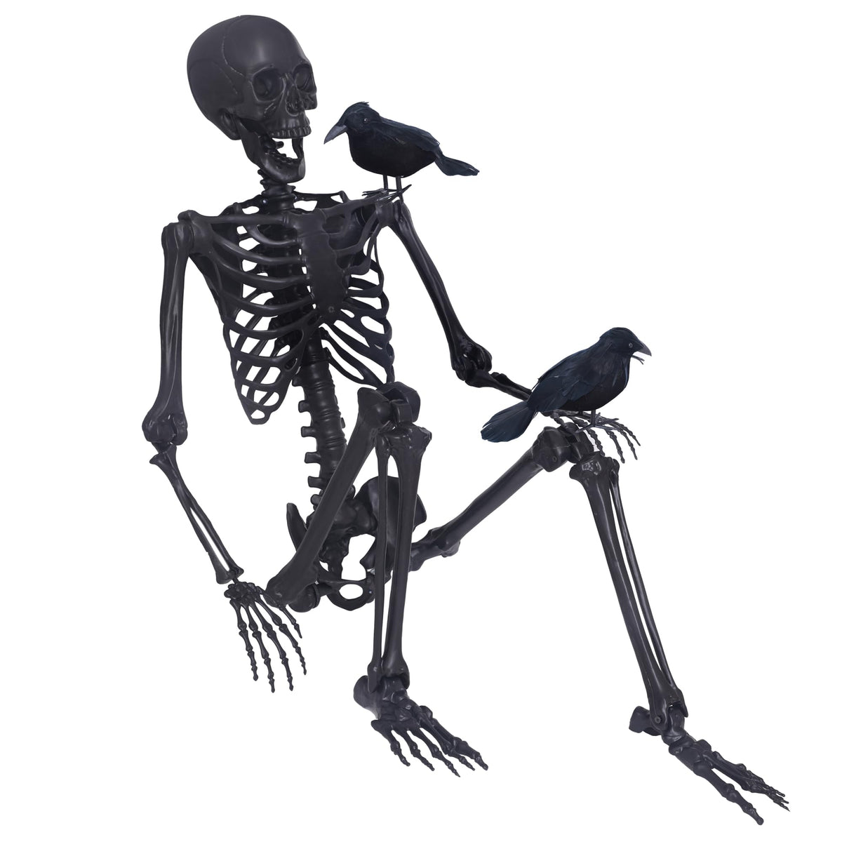IDMOP skeleton front view showing full height and spooky presence