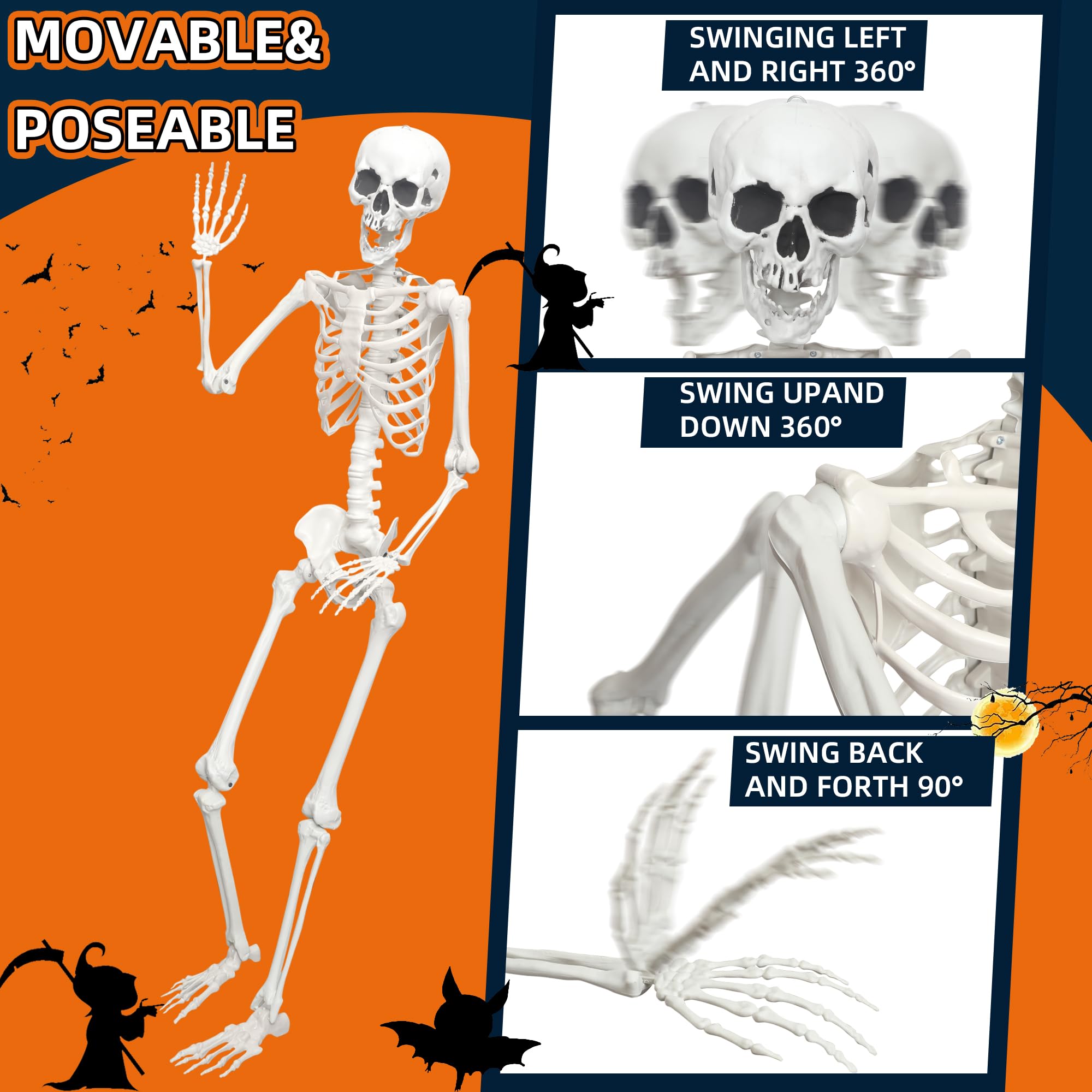 IDMOP skeleton in sitting pose illustrating adjustable limbs for scenes