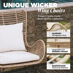 IDZO close-up of beige olefin cushion showcasing comfort and stain resistance