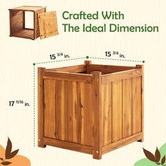 IDZO acacia wood texture close-up highlighting grain and durable finish