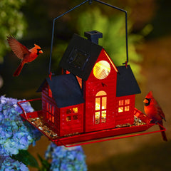 iemahor front view showing feeder shape and hanging hook for easy installation