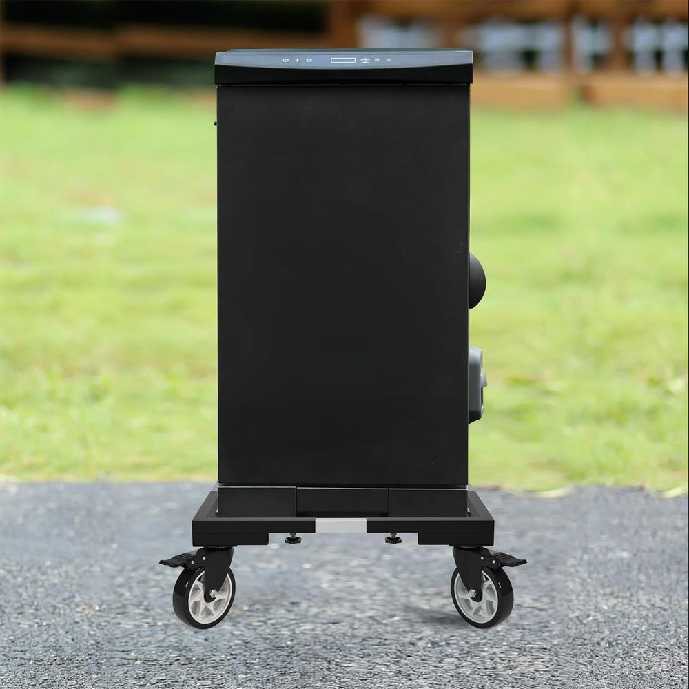 I'Ezonk stand next to household item for scale showing compact, elevated support