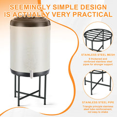 I'Ezonk adjustable leg detail showing leveling capability and stable support benefit