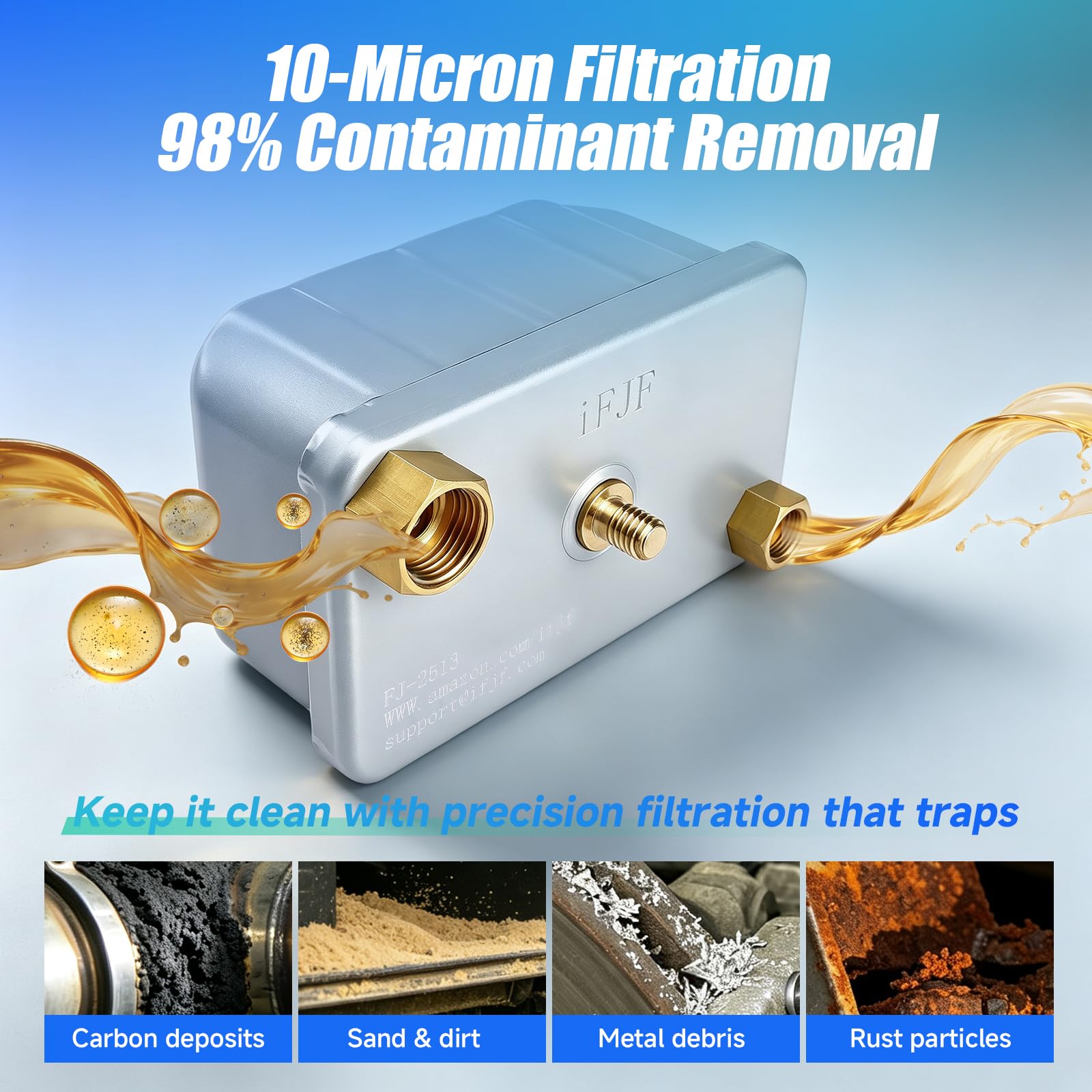 iFJF product label with OE cross-reference for easy compatibility confirmation