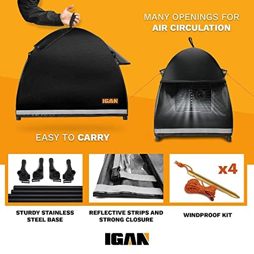 IGAN close-up waterproof tarpaulin detail showing durable weather protection
