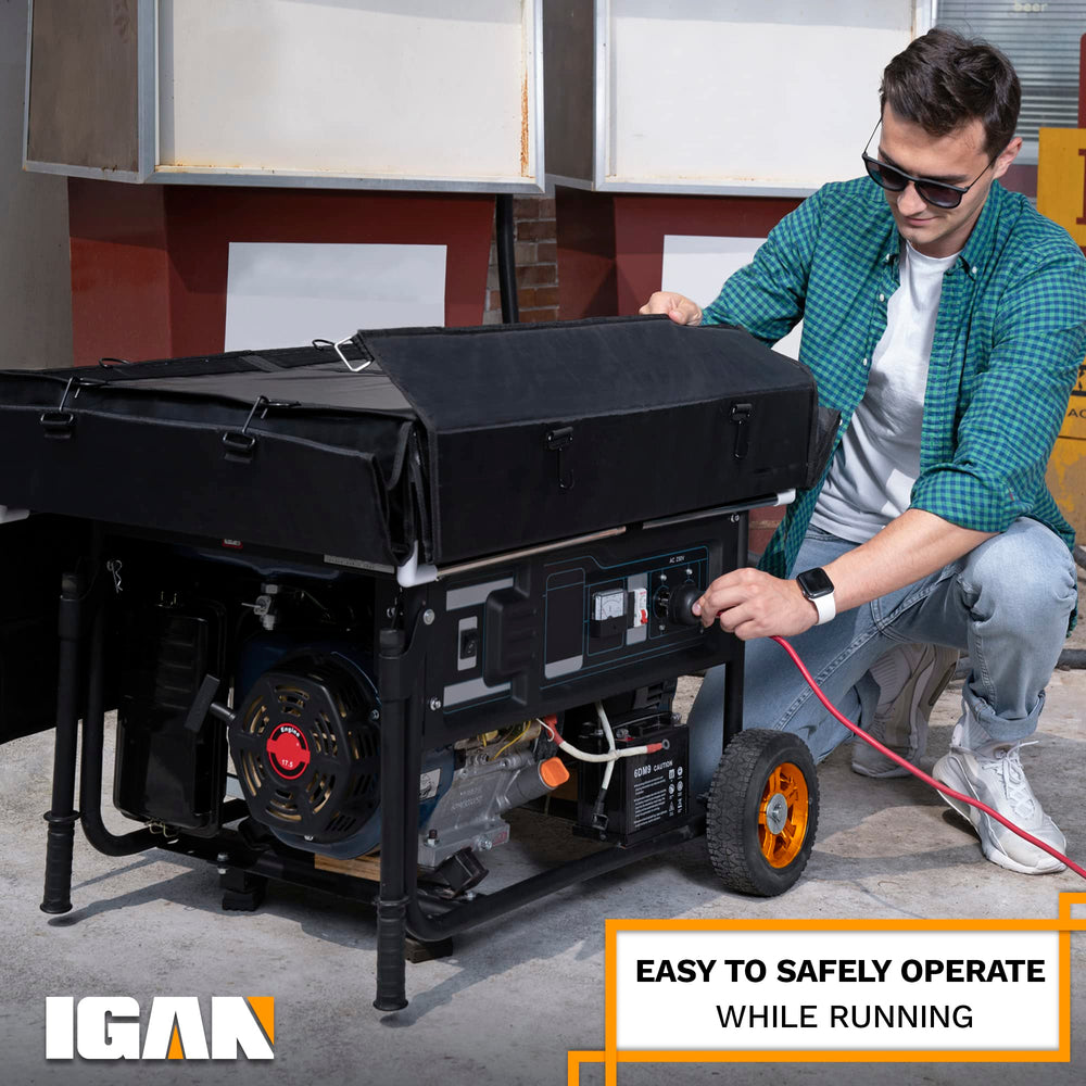 IGAN cover with exposed control panel access for safe, easy use