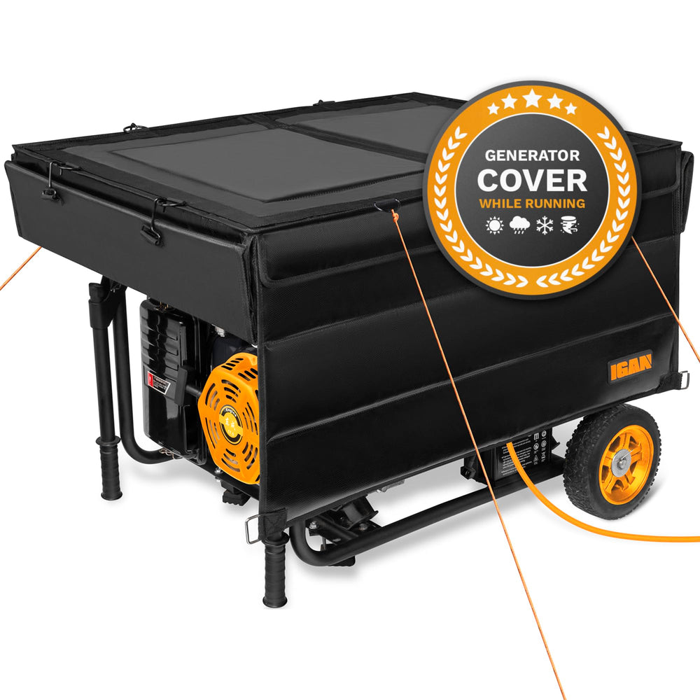 IGAN Pro-Max front view showing full coverage and weather protection benefits