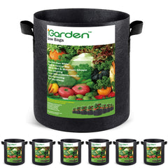 iGarden front view of six grow bags showing compact packaging and convenience