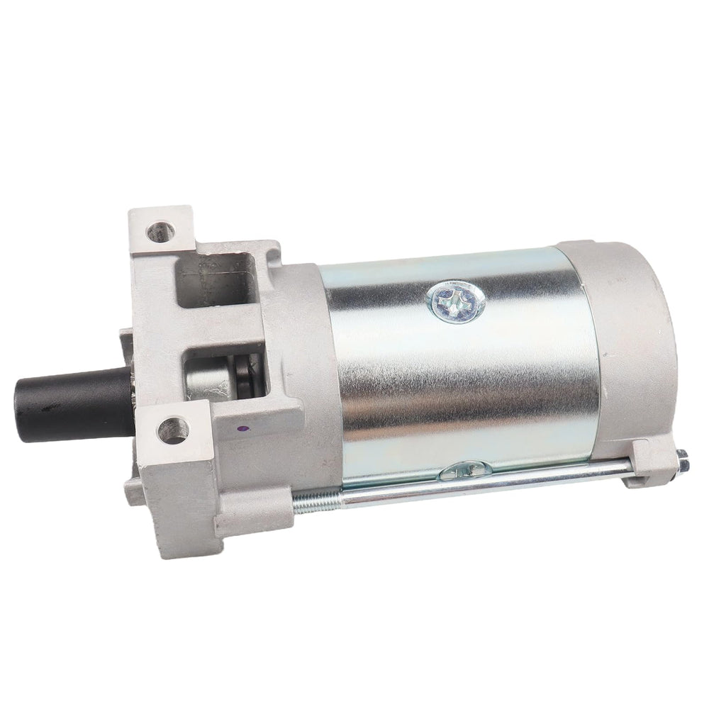 Iggniopt starter motor installed on mower demonstrating direct replacement