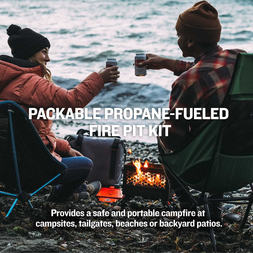 Ignik FireCan packed compact for travel with easy storage benefit
