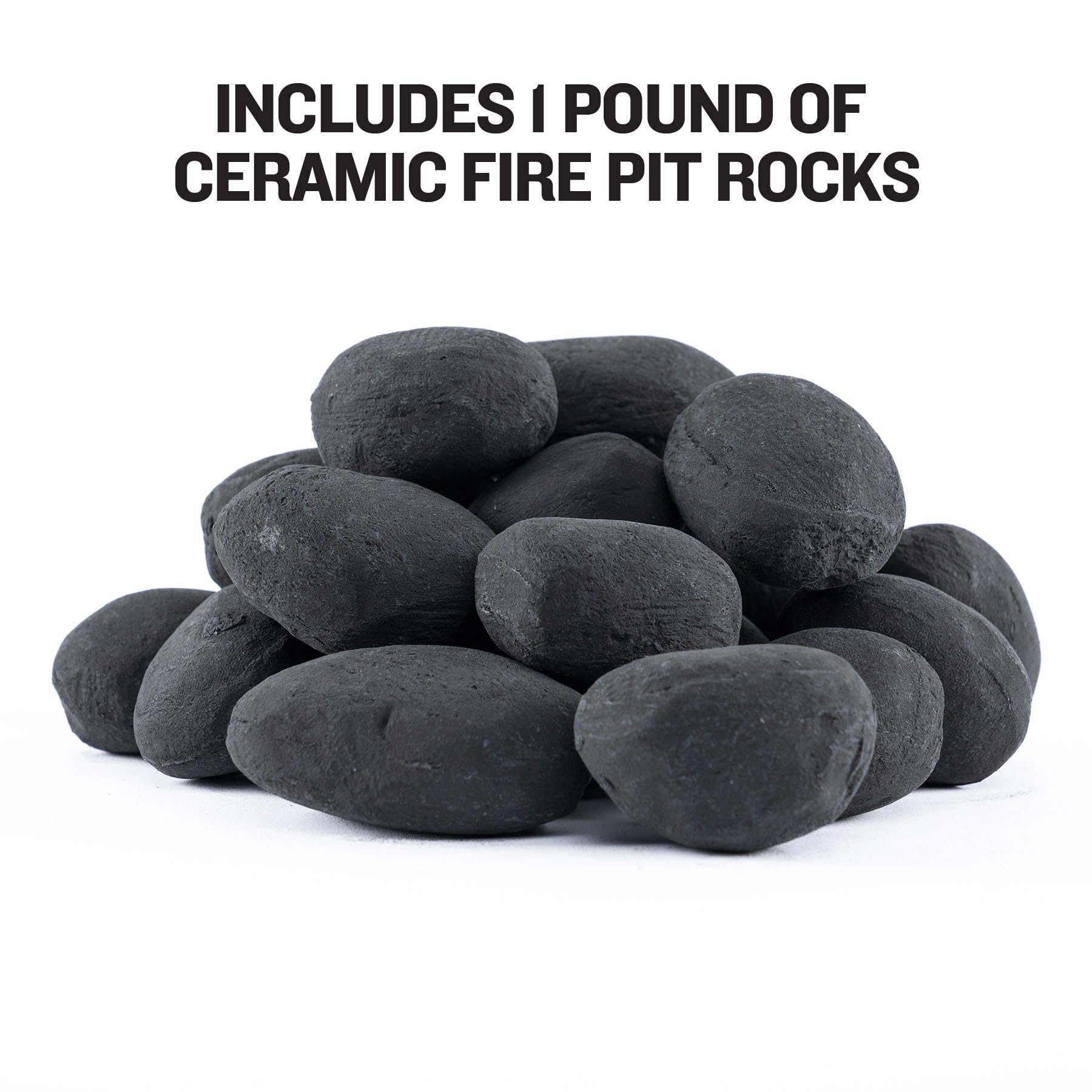 Ignik Moon Rocks in outdoor evening setting adding warm campfire-like glow benefit
