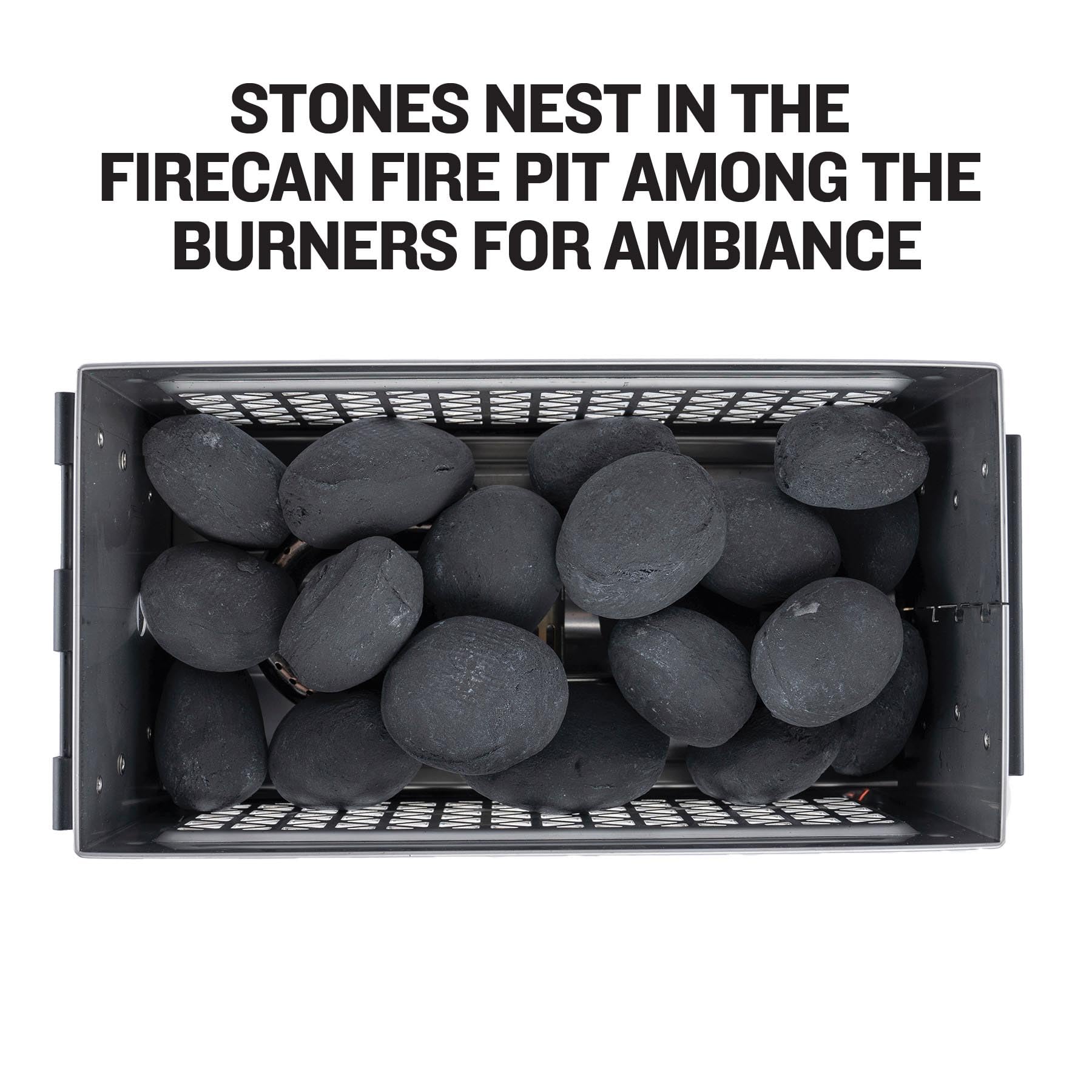 Ignik Moon Rocks held in hand showing lightweight size and easy transport benefit