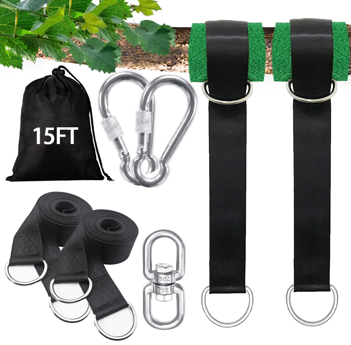 igolfluck front packaging showing complete hanging kit and portability benefit