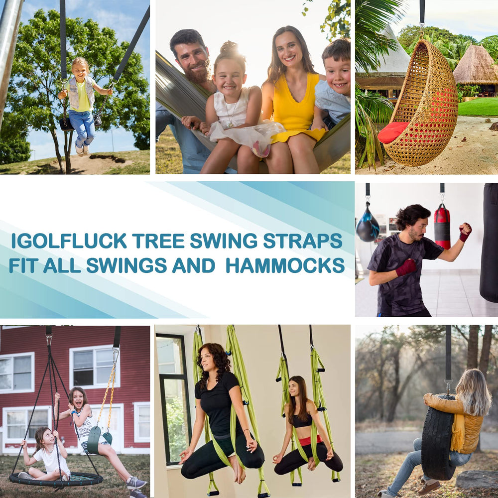 igolfluck straps next to ruler showing 15ft length for high branches