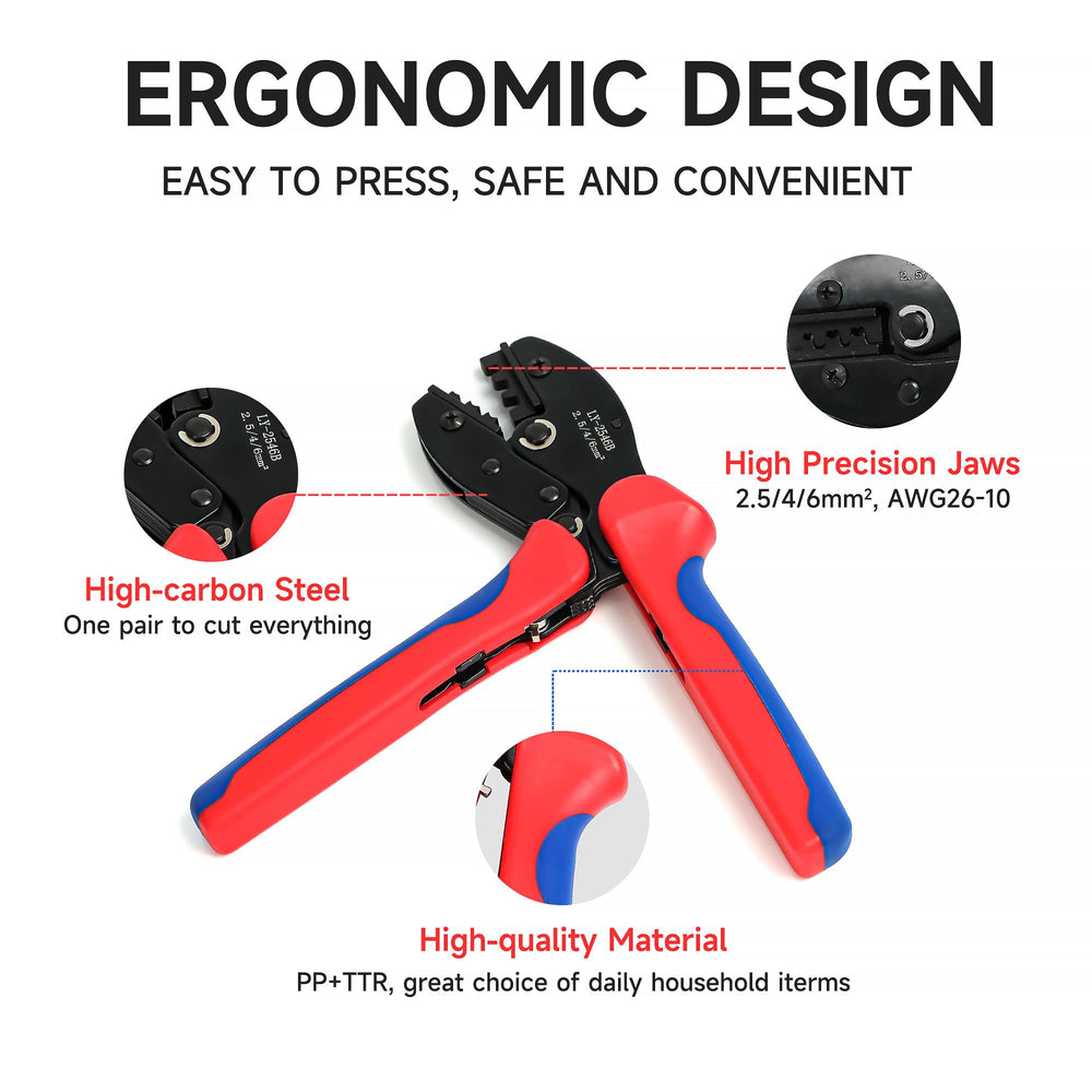 IGOYE crimper tool detail demonstrating secure crimps for PV cable