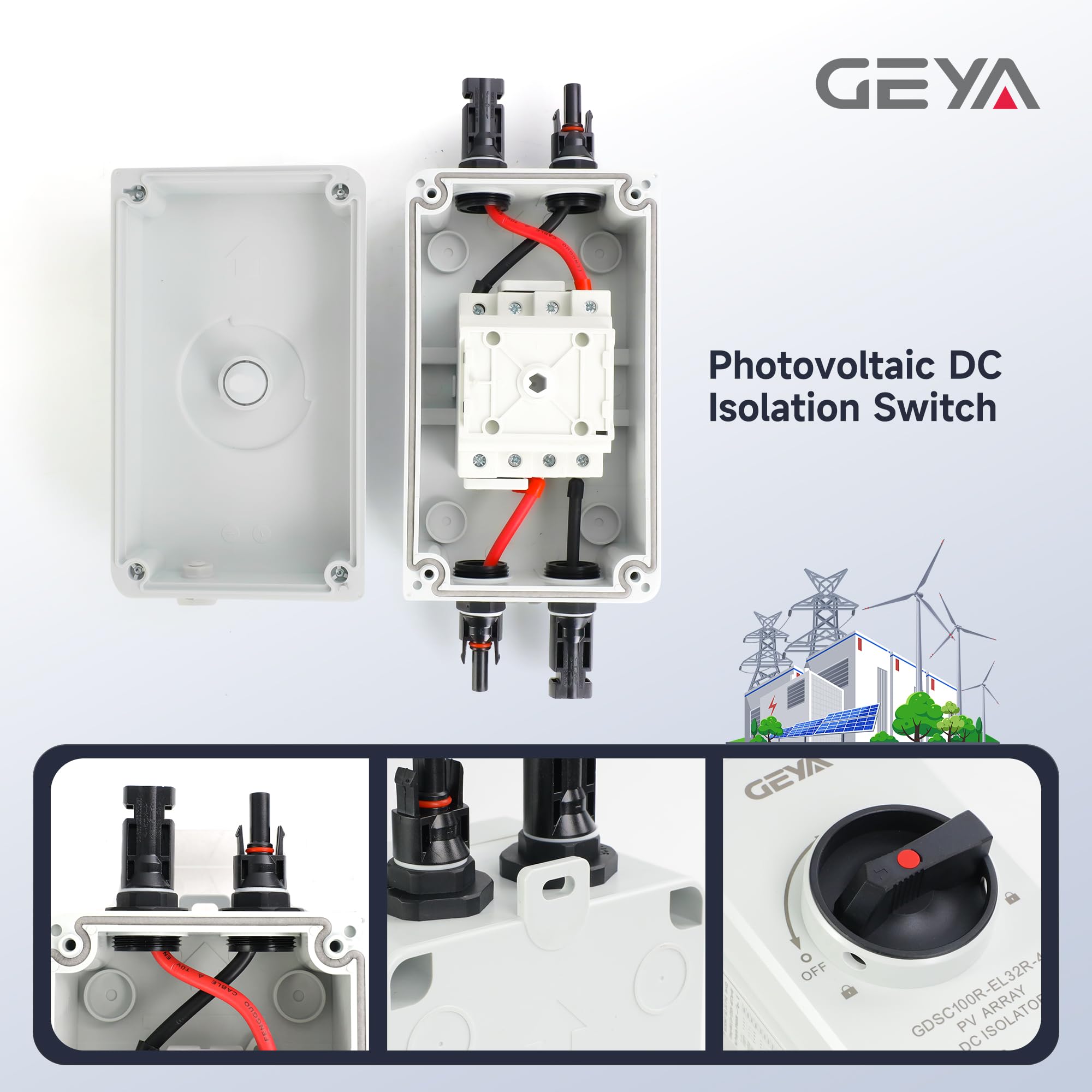 IGOYE waterproof gasket detail highlighting IP66 sealing for outdoor protection