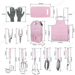 iHansee close-up of aluminum alloy blades and ergonomic handles for comfort