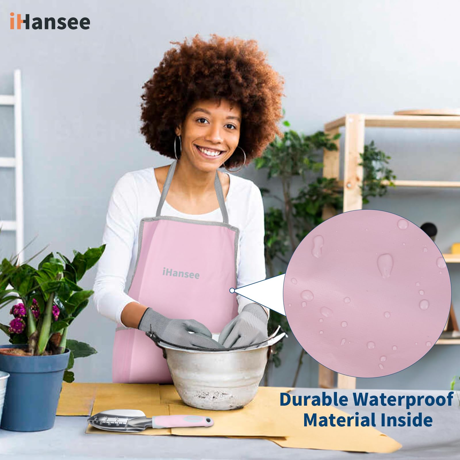 iHansee storage bag pockets and elastic straps keeping tools secure