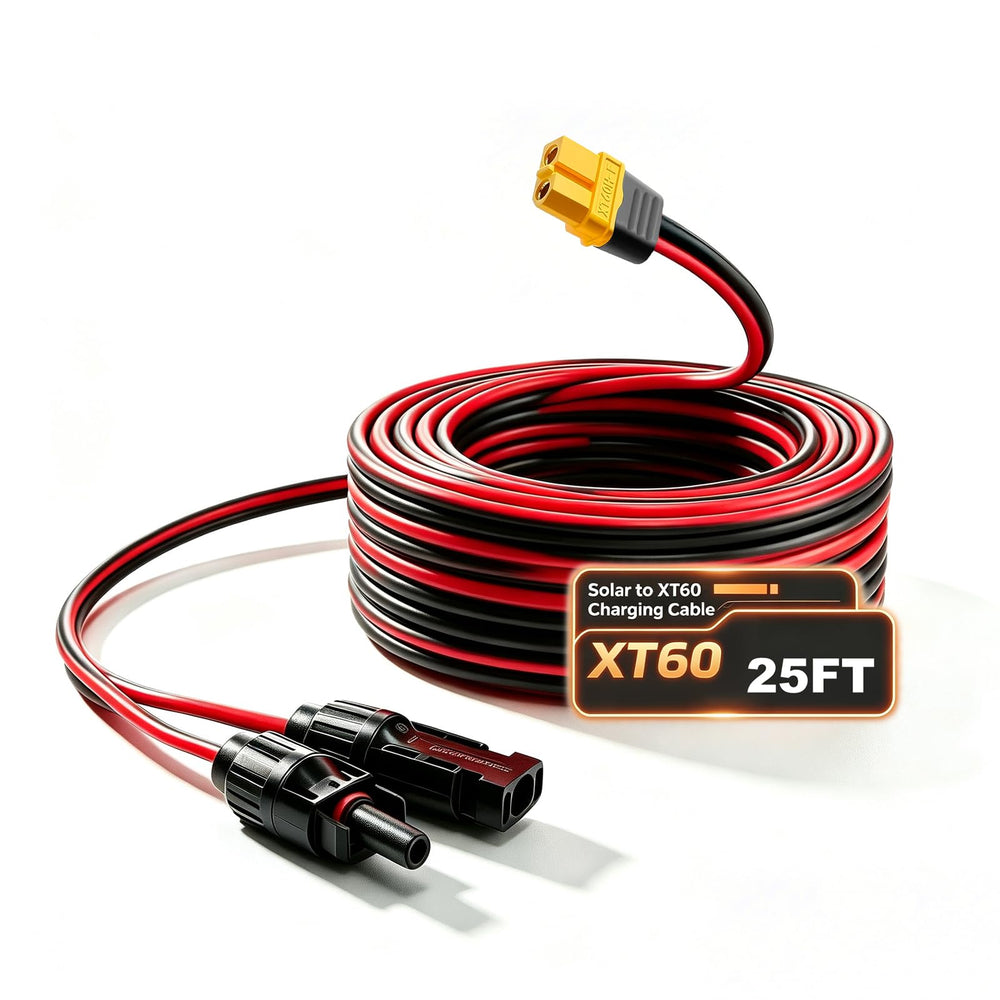 iHaospace XT60 front connector showing secure plug and fast connection benefit