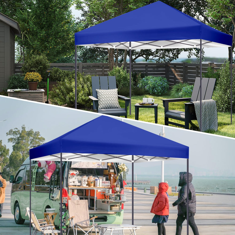 Iheqard canopy top in a market stall setting improving vendor protection and look