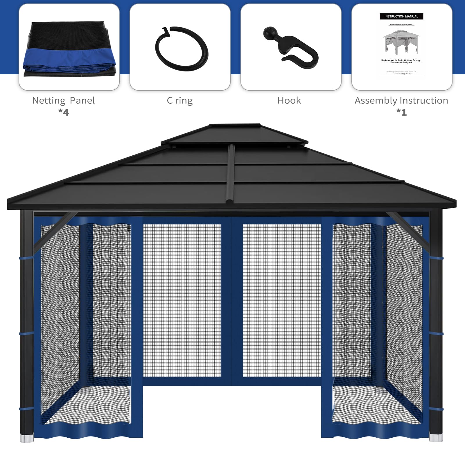 Iheqard scale comparison beside patio chair to show true 10x10 fit and size clarity