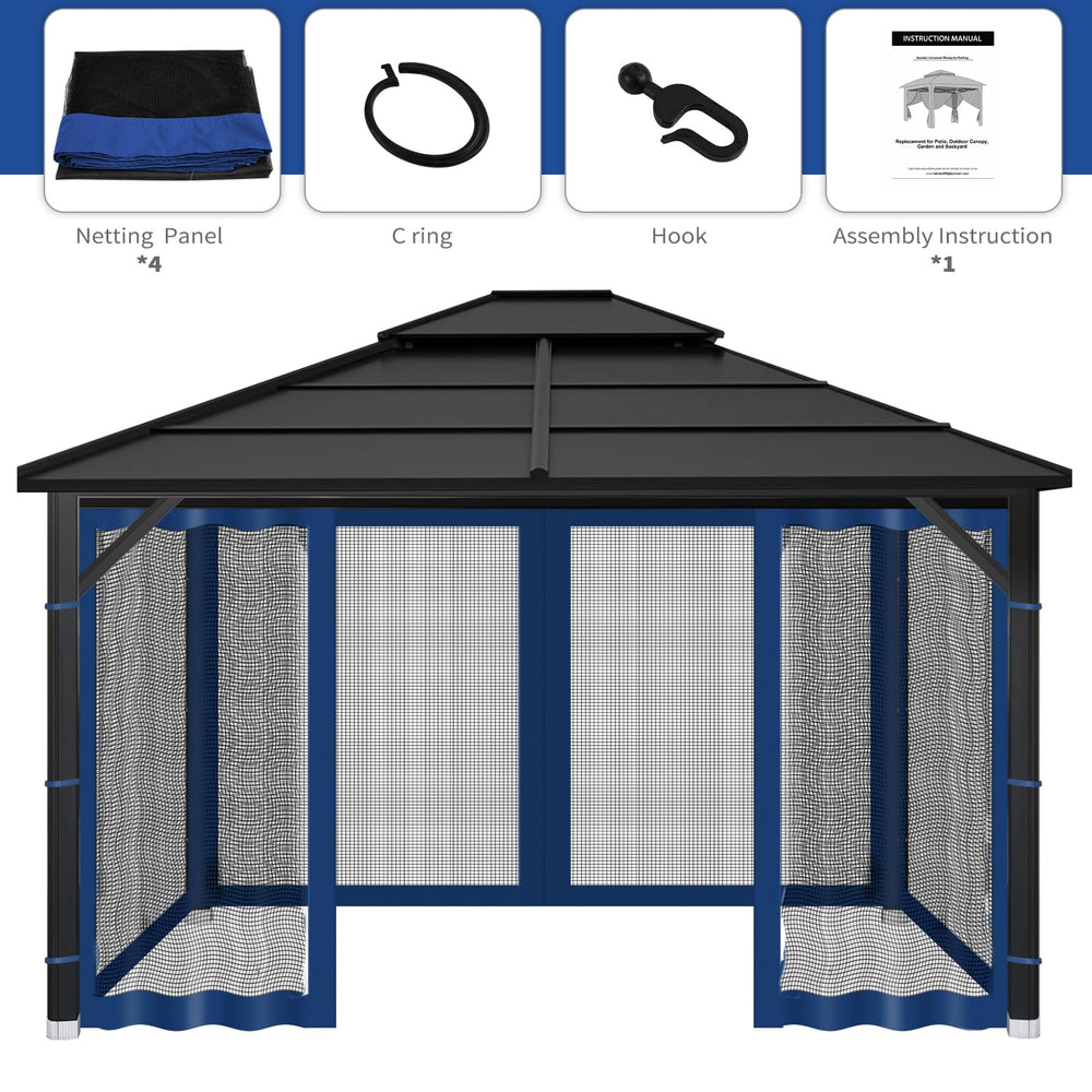 Iheqard scale comparison beside patio chair to show true 10x10 fit and size clarity