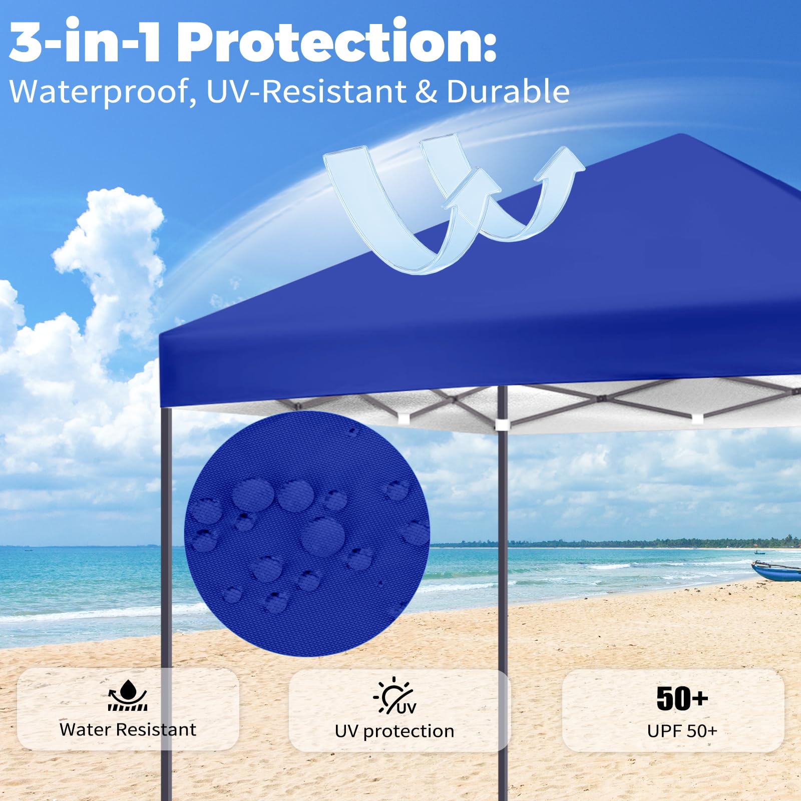 Iheqard reinforced seam and corner detail for durable attachment and weather resistance