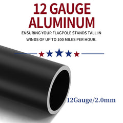 IIOPE close-up of 2.0 inch large bottom tube showing enhanced in-ground stability benefit