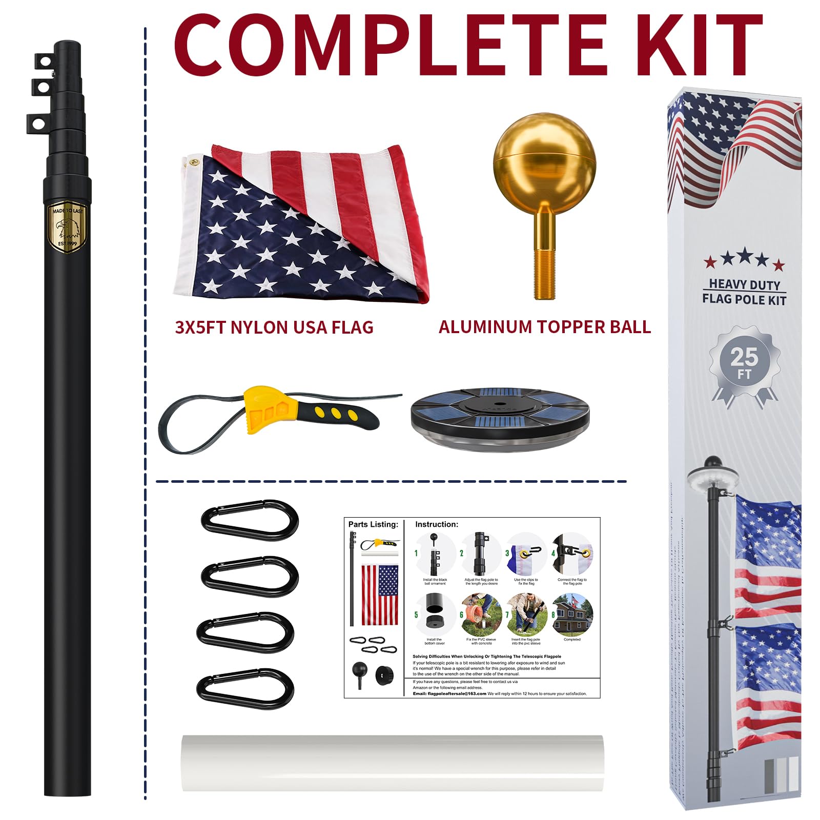 IIOPE wrench and assembly tools image showing included tool for simple setup and secure mounting