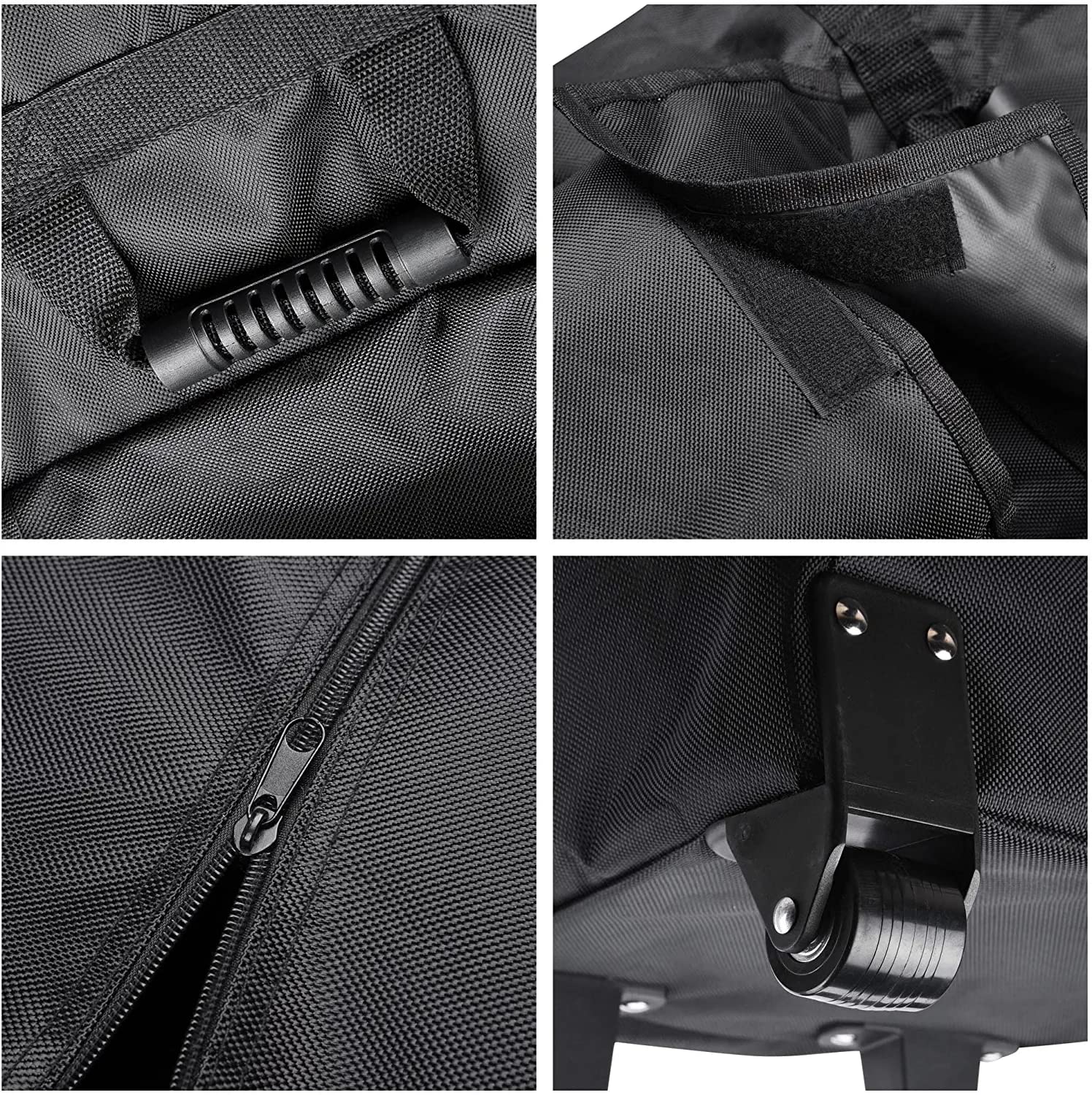 ikare side pocket storage with lid holding stakes and ropes for organization