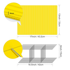 IKAYAS close-up of corrugated plastic edge illustrating weather-resistant durability
