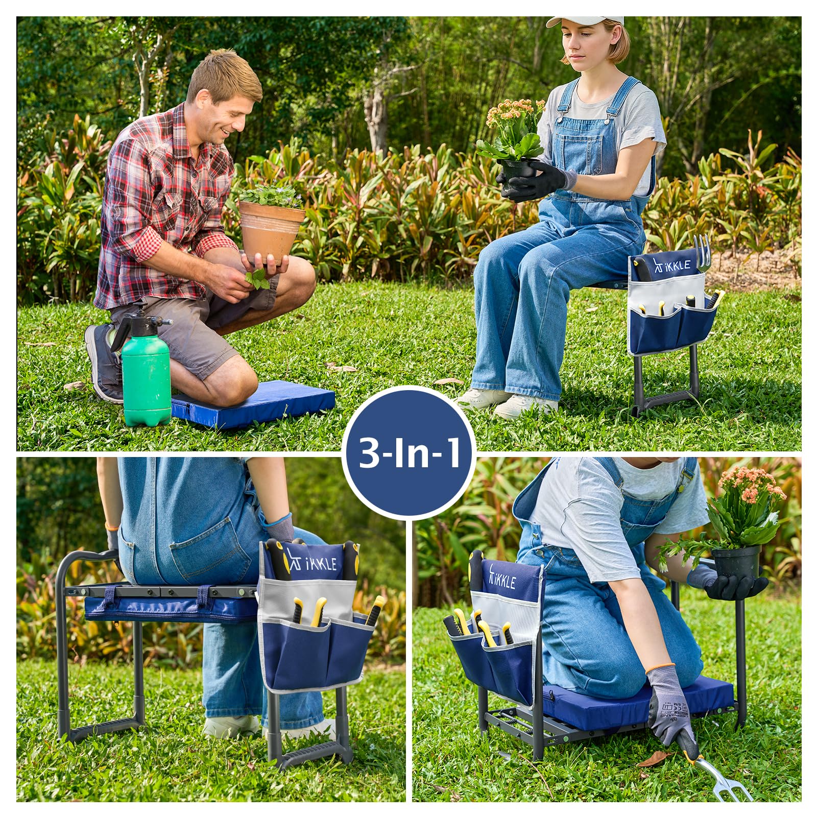 ikkle folded flat storage in car boot for easy transport