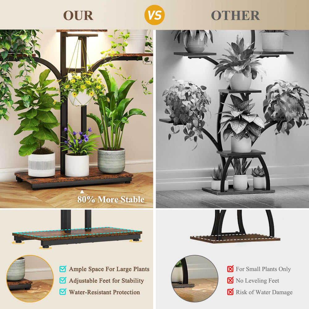 ikkle hanging hook with trailing plant showcasing layered display versatility