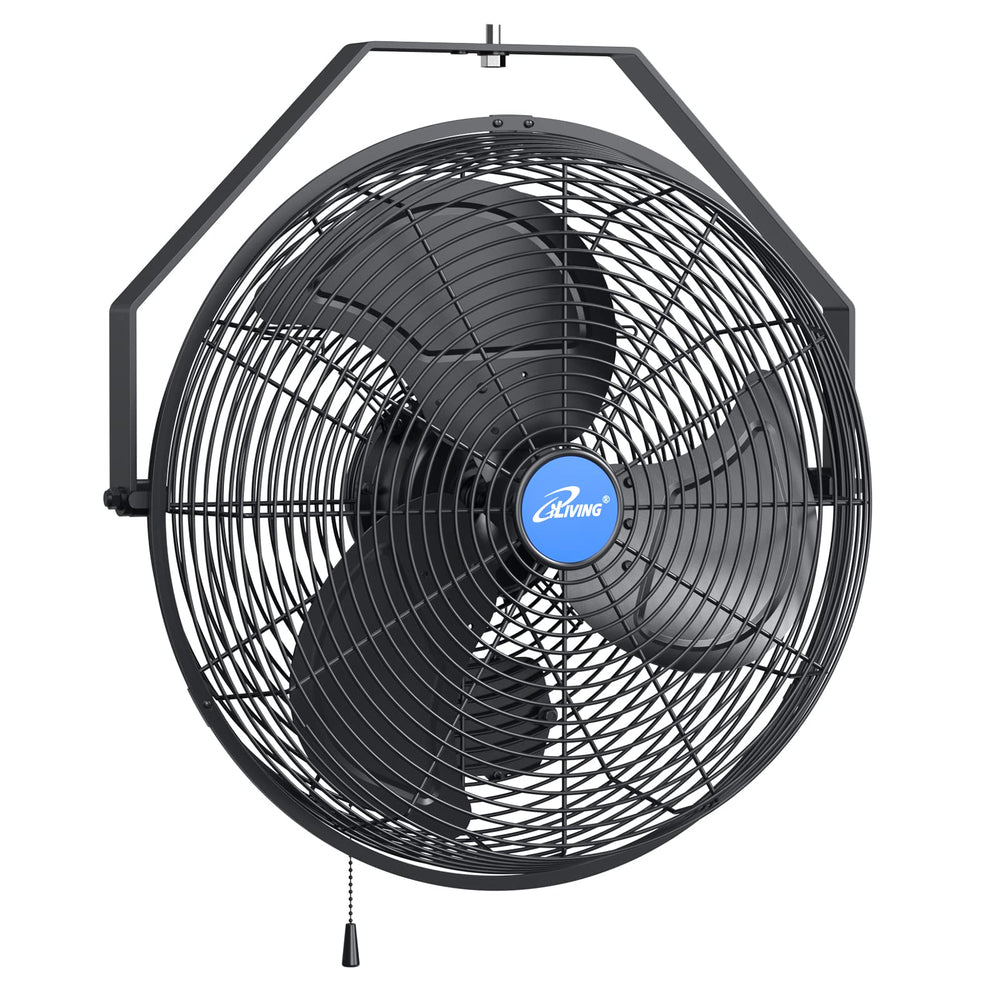 iLiving 14-inch front view showing durable grill and airflow benefit