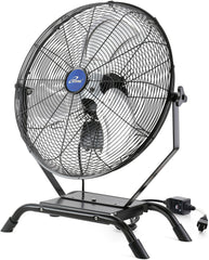 iLiving front view showing durable industrial fan for powerful airflow