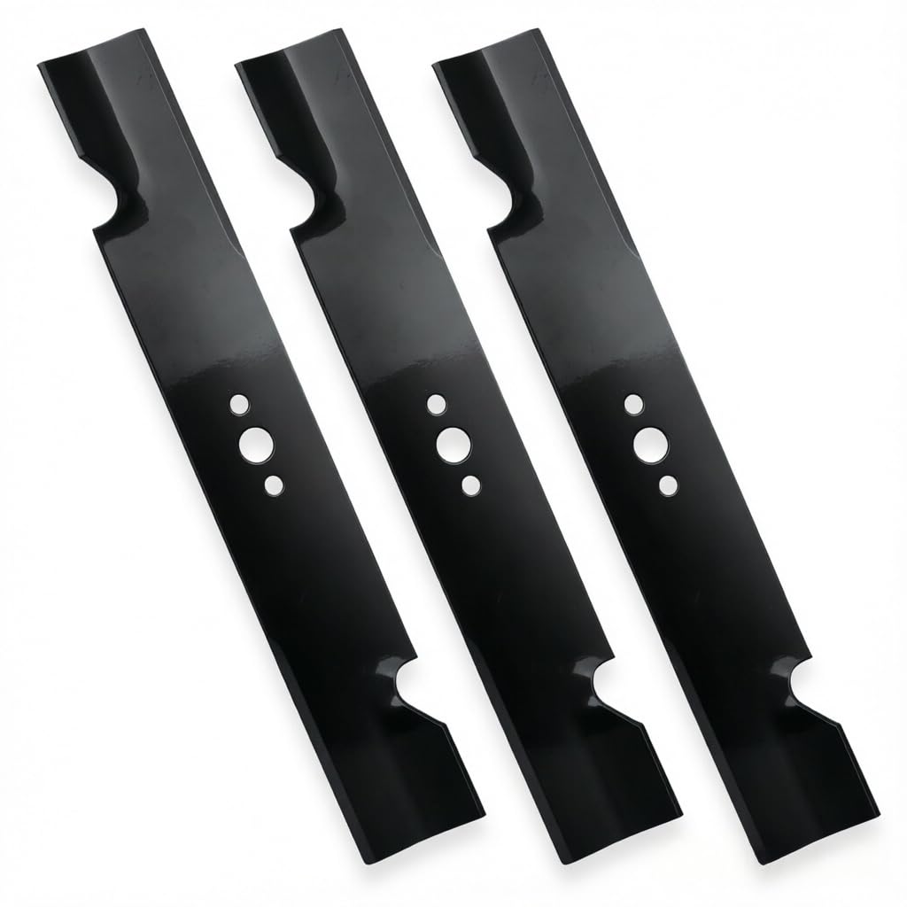 ILONPA front view of 48-inch blade set showing fitment labels and benefit durable replacement