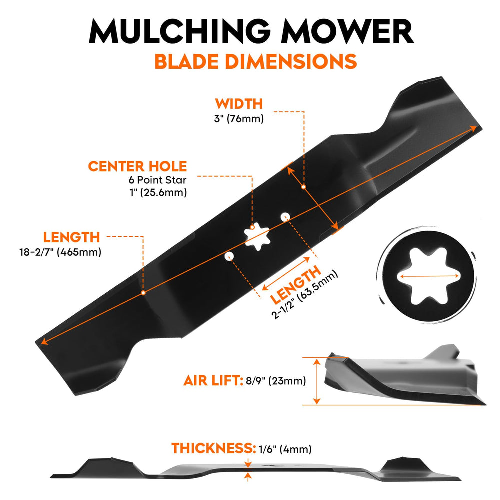 ILONPA center hole detail shows six-point star fitting OEM spindle