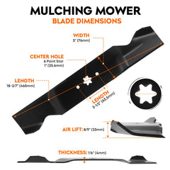 ILONPA center hole detail shows six-point star fitting OEM spindle