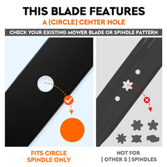 ILONPA close-up of blade cutting edge highlighting rust-resistant paint benefit