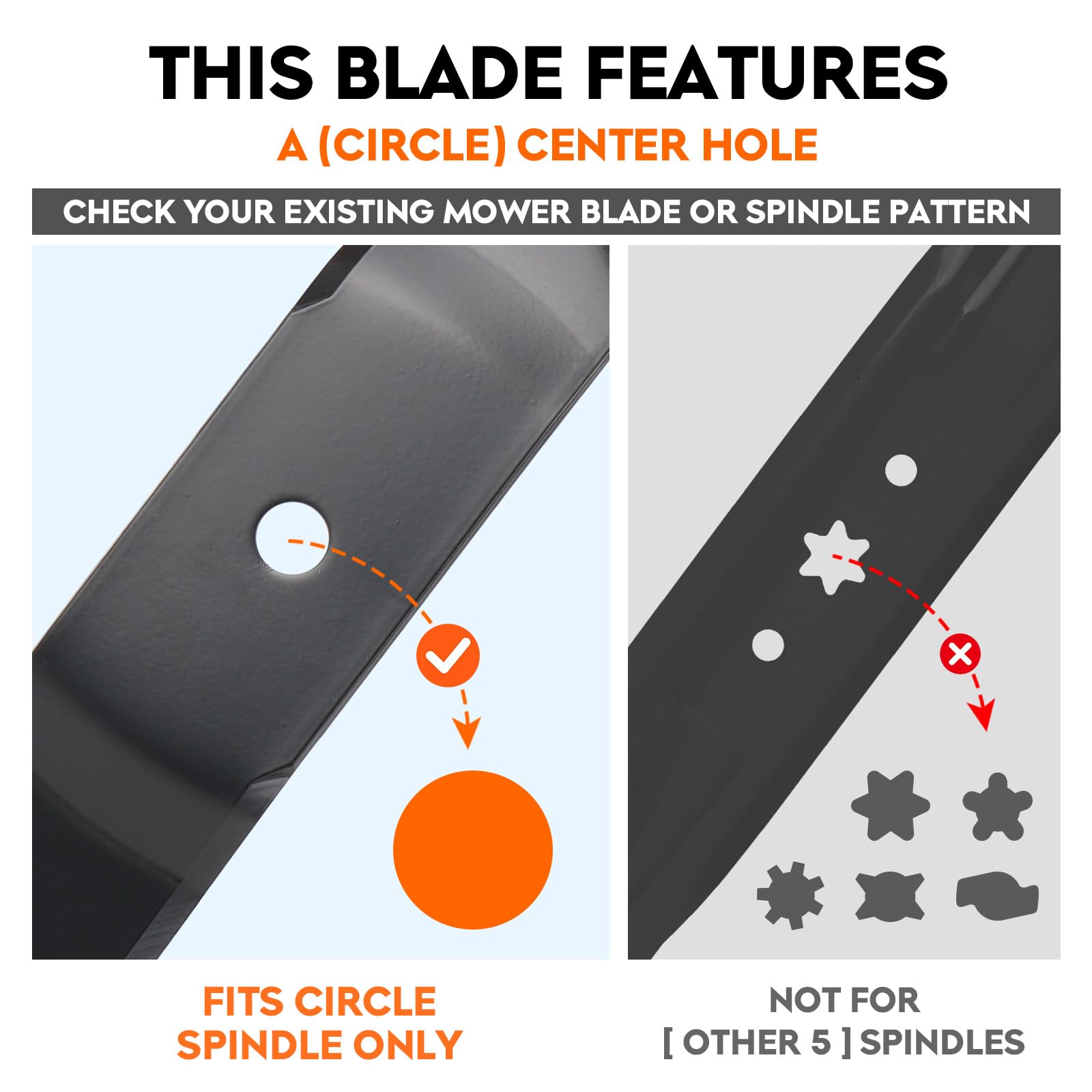 ILONPA close-up of blade cutting edge highlighting sharpness and longer-lasting performance