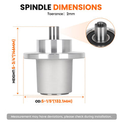 ILONPA close-up of spindle bearing and seal detail illustrating durable construction and reliability