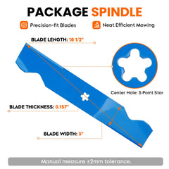 ILONPA 5/8 inch by 147.5 inch belt laid flat to show full length and flexibility for proper routing