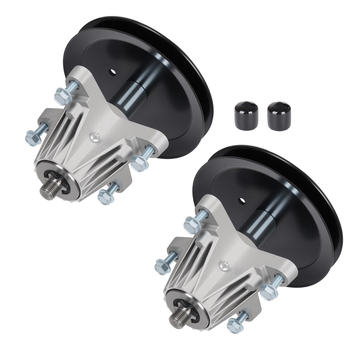 ILONPA front view of two spindle assemblies showing complete replacement kit benefit