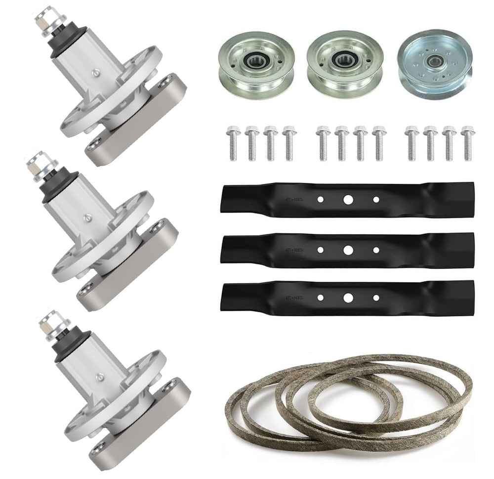 ILONPA front package showing full 48-inch deck rebuild kit, simplifies repairs