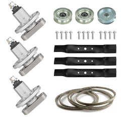 ILONPA front package showing full 48-inch deck rebuild kit, simplifies repairs