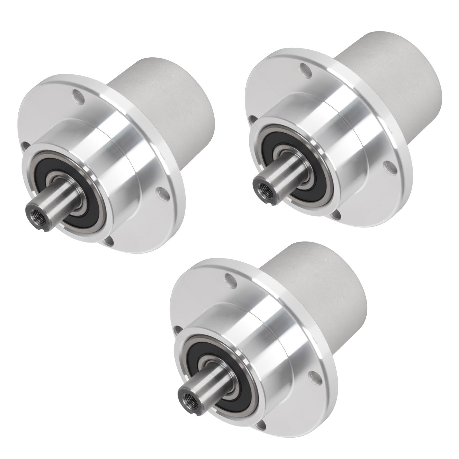 ILONPA three-pack spindle assemblies front view showing full kit and benefit of complete replacement