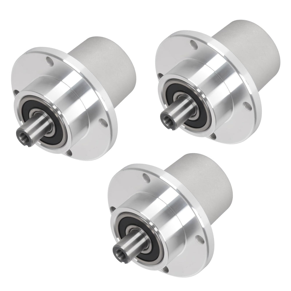 ILONPA three-pack spindle assemblies front view showing full kit and benefit of complete replacement