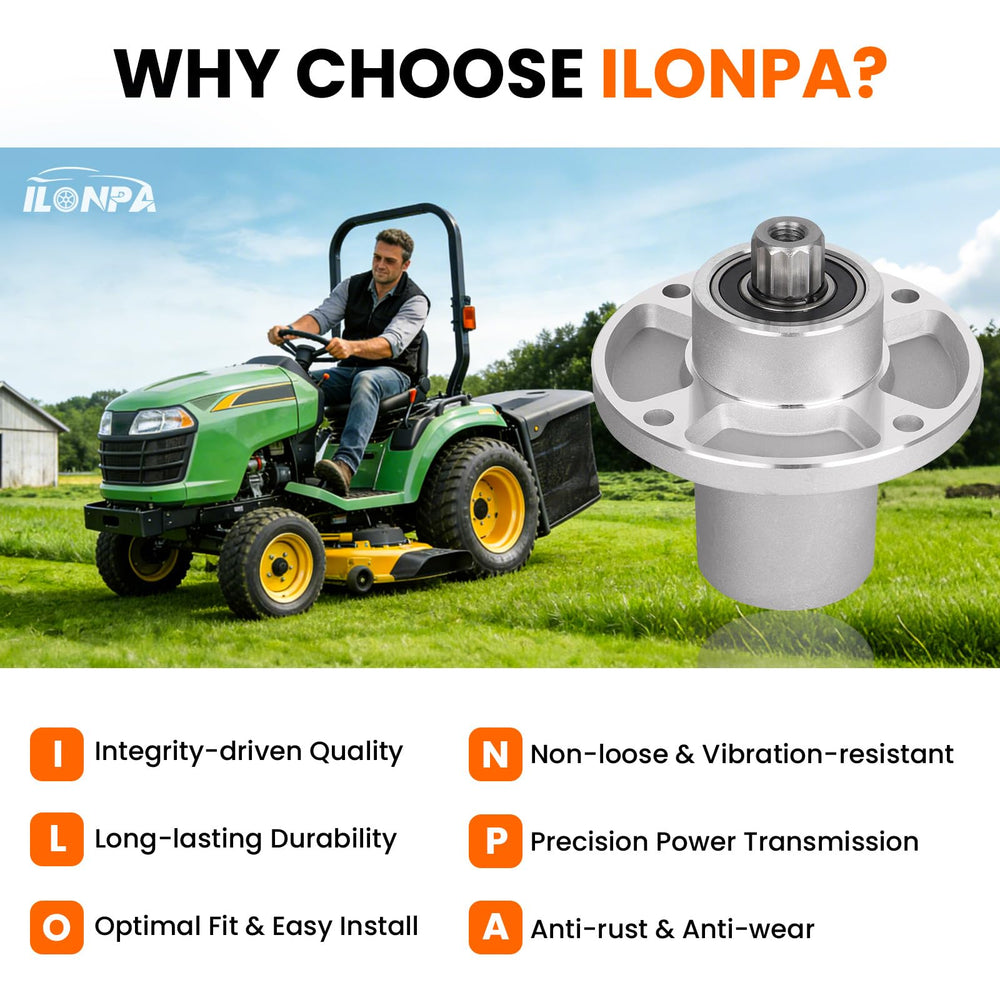 ILONPA packaged spindles arranged for shipping showing ready-to-install convenience