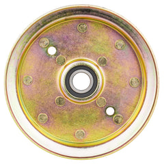ILONPA pulley next to ruler showing accurate sizing for correct belt fit