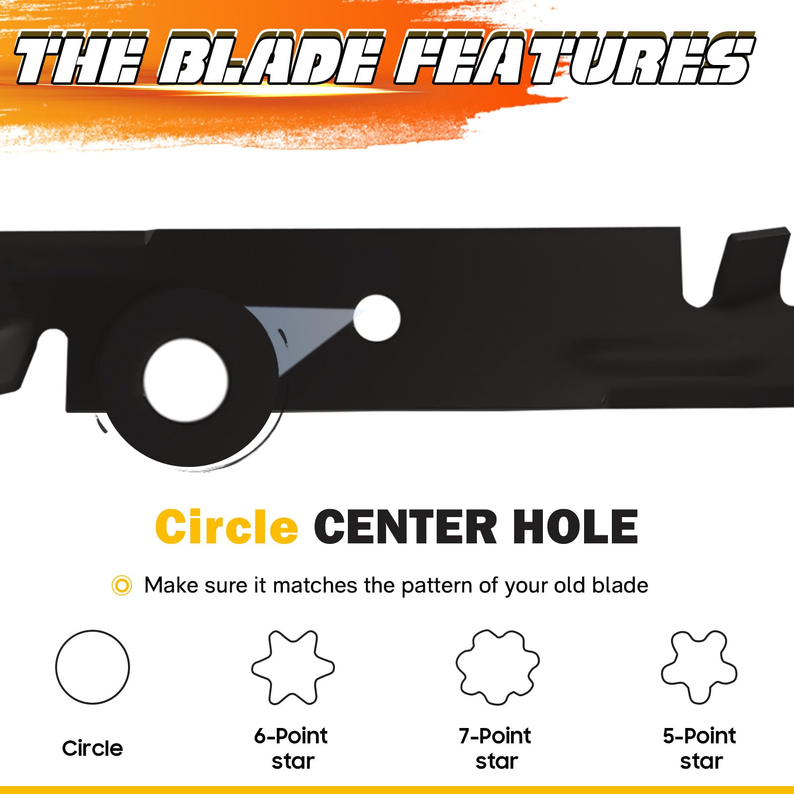 ILONPA blades beside tape measure showing accurate dimensions for fitment